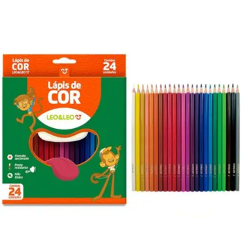 LAPIS COR LEO LEO 24 COR SEXTAVADO PT/0006/UN