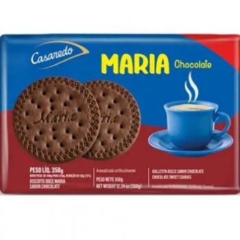 BISCOITO CASAREDO MARIA CHOCOLATE 350 G