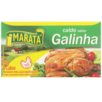 CALDO TAB MARATA GALINHA 57G