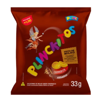 SALGADINHO PLINCKITOS CHURRASCO 33G