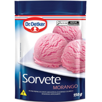 PO P/SORVETE DE MORANGO DR OETKER  150G