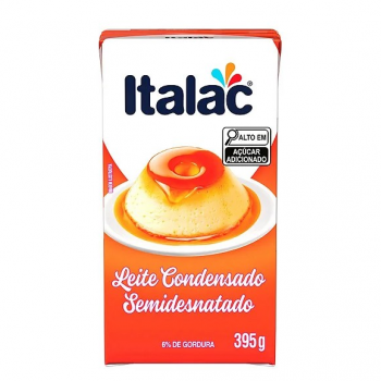 LEITE CONDENSADO SEMIDESNATADO ITALAC TP 1X395G