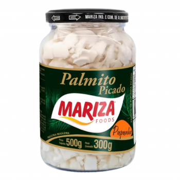 PALMITO MARIZA PUPUNHA PICADO VD 300GR UN/0001
