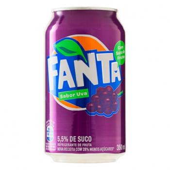 REFRIGERANTE FANTA UVA LATA 350ML