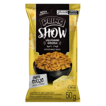 SALGADINHO PLINC SHOW QUEIJO 50G