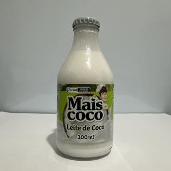 LEITE COCO MAIS COCO VIDRO 200ML
