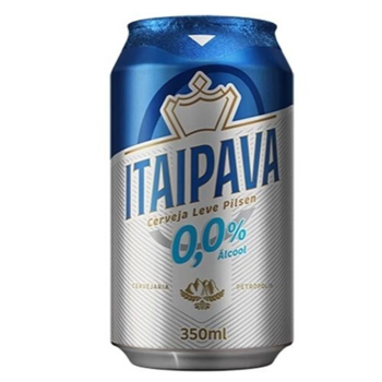 CERV ITAIPAVA 0,0% ALCOOL LT 350ML