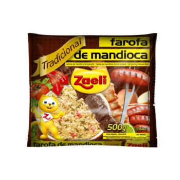 FAROFA ZAELI MANDIOCA  TRAD 500G