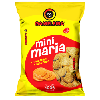 BISCOITO GAMELEIRA  MINI MARIA 400G