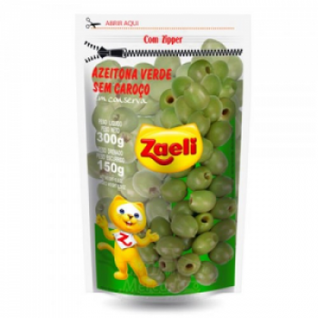 AZEITONAS SEM CAROÇO POUCH ZAELI 150G