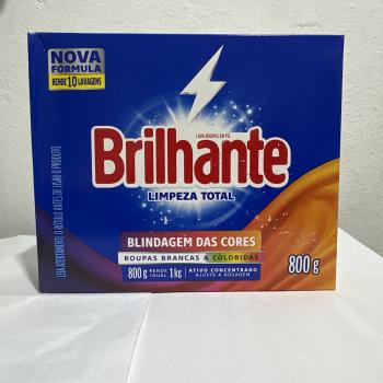 LAVA ROUPAS EM PO BRILHANTE CXA 800 G