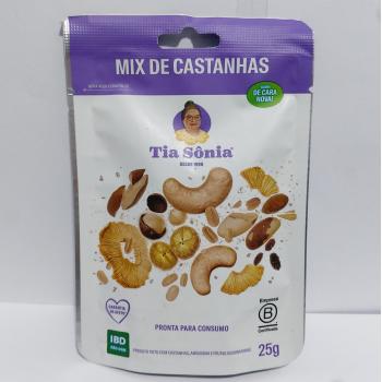 SNACK MIX DE CASTANHAS NUTS E FRUTAS 120G
