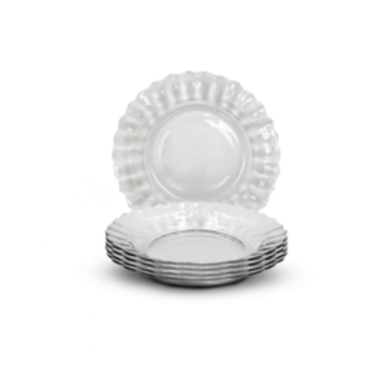 PRATO VID FUNDO 22CM MARGARIDA-SP920