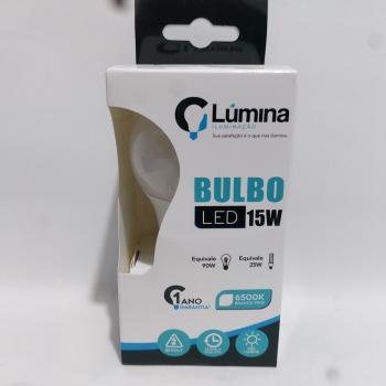 LAMPADA LED BULBO 15W A60 6.500K LUMINA