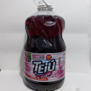 DESINFETANTE TEIU FLORAL 3X5 LITROS