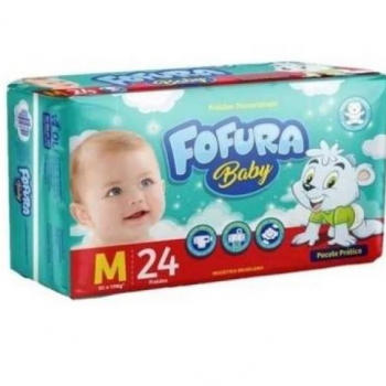 FRALDA FOFURA PRATICA M 24FRALDAS