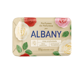 SABONETE ALBANY ROSA AVELUDADA 85 G