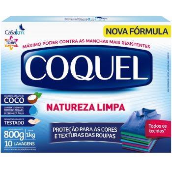 LAVA ROUPAS COQUEL ROUPAS NAT LIMPA 800G