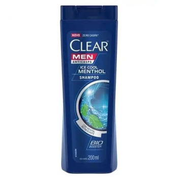 SHAMPOO CLEAR ANTICASPA ICE COOL MEN MENTHOL 200MLREF0942