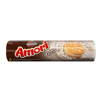 BISCOITO RICHESTER AMORI RECH FLOCOS 125G