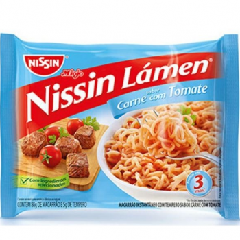 NISSIN LAMEN CARNE COM TOMATE 85 GR