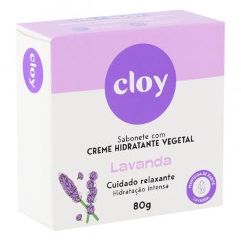 SABONETE CREME HID LAVANDA CLOY 80G