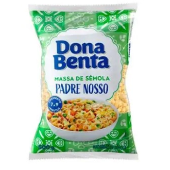 MACARRAO D BENTA SEMOLA P NOSSO 500G