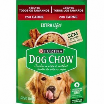 DOG CHOW Adlt TdTm Carne 15x100g BR