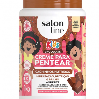 CR P/PENTEAR SALON LINE KIDS CACHINHO NUTRIDO CHOCOLAT 1X1KG