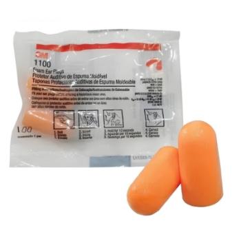 PROTETOR PLUG ESPUMA 29db REF 1100 3M CA 5674