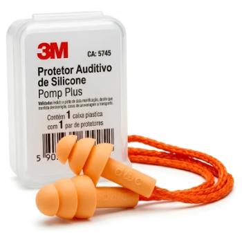 PROTETOR PLUG SILICONE 19db 3M CA 5745