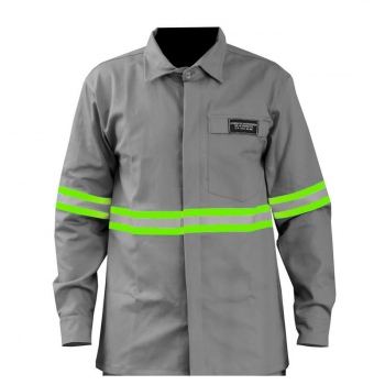 CAMISA RETARDANTE CINZA C/REFL VINILSEG CA 50298
