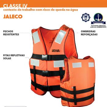 COLETE NÁUTICO REFLETIVO CLASSE 4 LR ATIVA