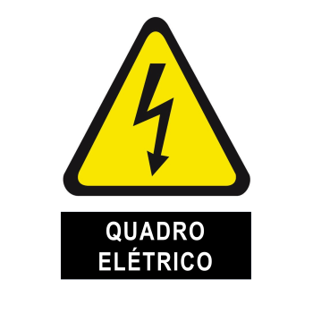 PLACA PVC 15X20cm ABNT LUXNORTE BR-LA21 (QUADRO ELÉTRICO)