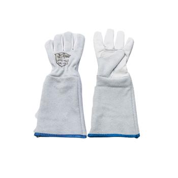 LUVA VAQUETA MISTA LONGA 15CM 3CARLOS CA  LT1025