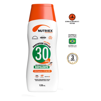 PROTETOR SOLAR FPS 30 120ML C/REP NUTRIEX