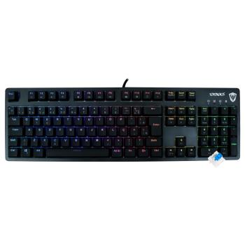 TECLADO GAMER MECANICO SATELLITE RGB