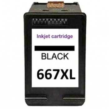 CARTUCHO COMPATIVEL 667XL PRETO - 14 ML