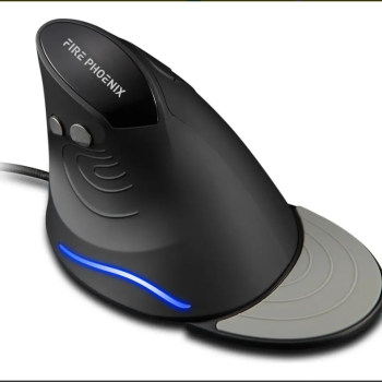 MOUSE VERICAL ERGONOMICO COM FIO