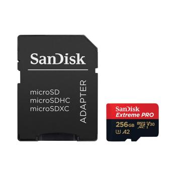 CARTAO DE MEMORIA MICRO-SD 256GB SANDISK EXTREME PRO