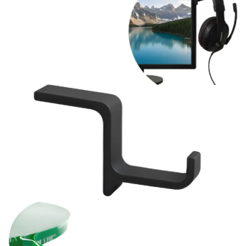 SUPORTE HEADSET CANTO DE TELA MONITOR