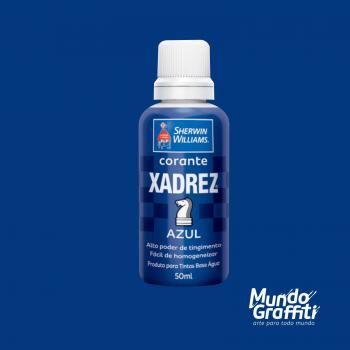 CORANTE LIQUIDO 50ML  XADREZ AZUL