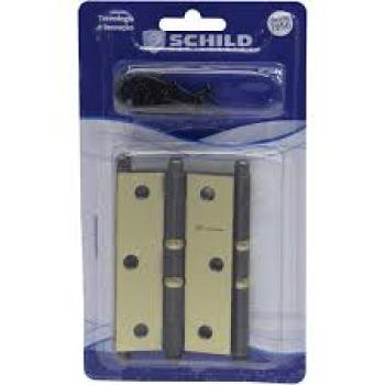 KIT DOBRADICA COLONIAL S/ ANEL 3.1/2 BLISTER C/ 3 PECAS
