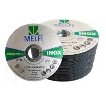 DISCO DE CORTE P/ INOX 4.1/2X3/64X7/8 (115X1,0X22MM)