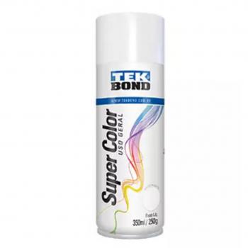 TINTA SPRAY USO GERAL BRANCO BRILHANTE 350ML TEKBO