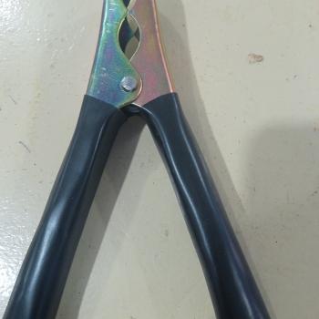 GARRA JACARE P/ BATERIA (100A) - PRETA