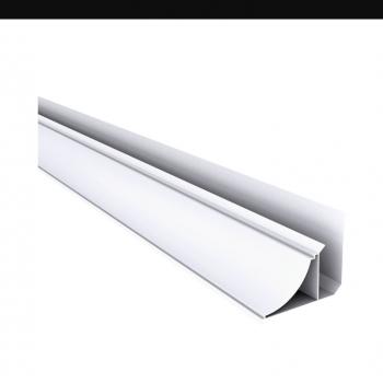 PERFIL N PVC  COLONIAL C/ABA 6MT BCO GELO PD