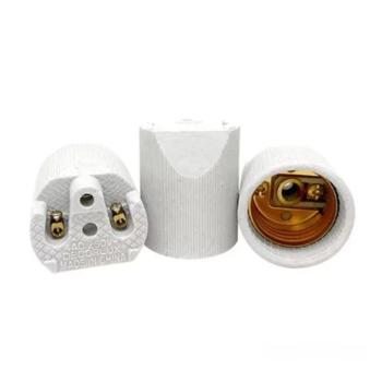 BOCAL SOQUETE PORCELANA E27 BRANCO
