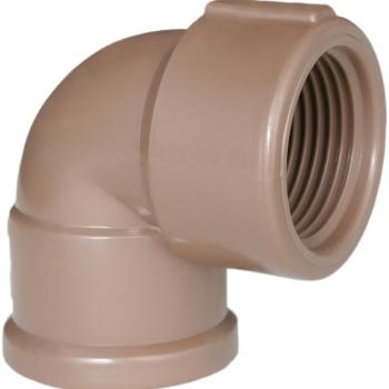 JOELHO PVC RL 25MMX3/4 MARROM