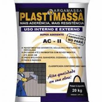 ARGAMASSA ACII 20 KG PLASTIMASSA